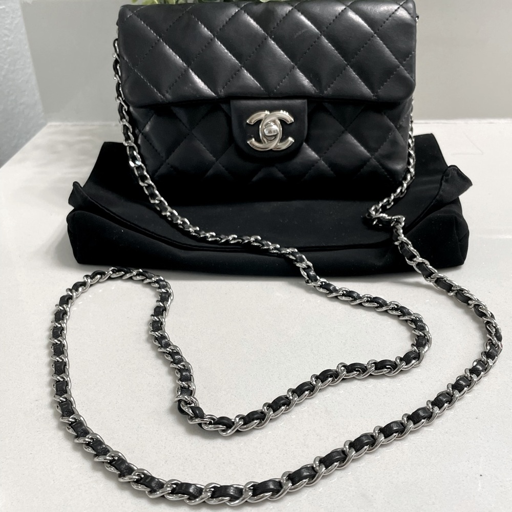 Authentic Chanel Mini Crossbody Bag Gem